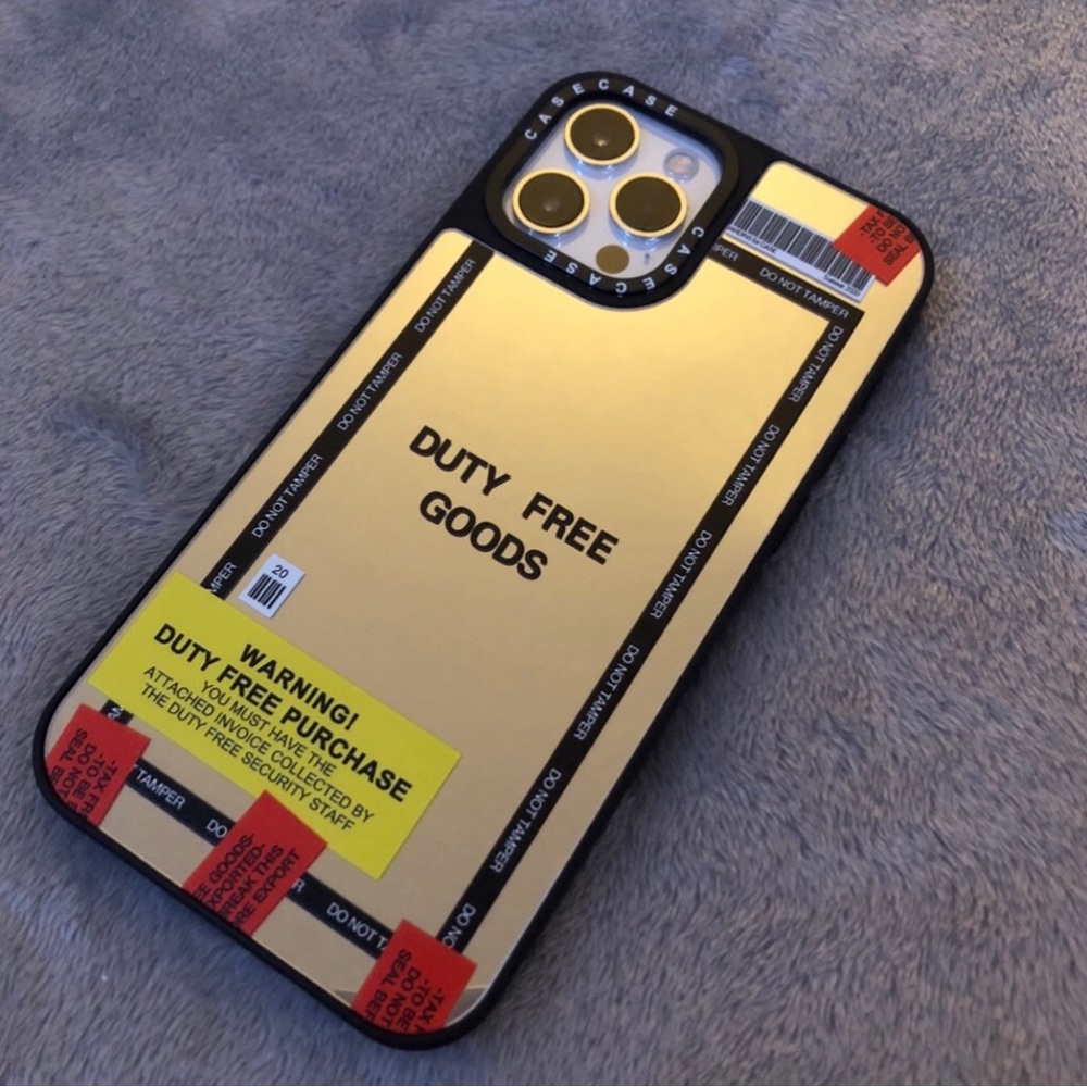 Iphone 13 Pro Max Black/ Mirror back Duty Free Goods Case